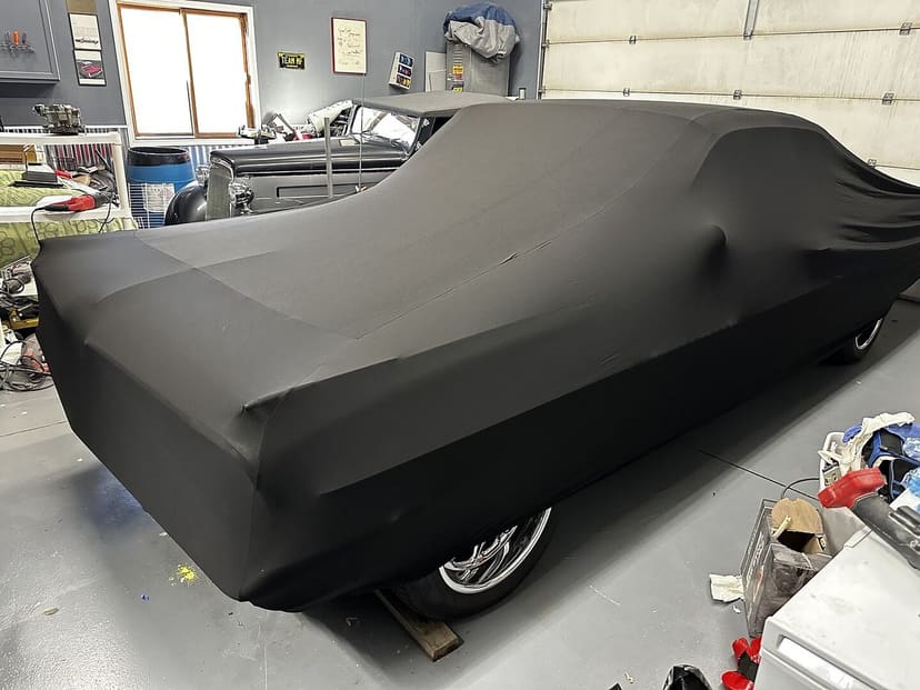 Kirk L.'s car under its Satin Protect cover