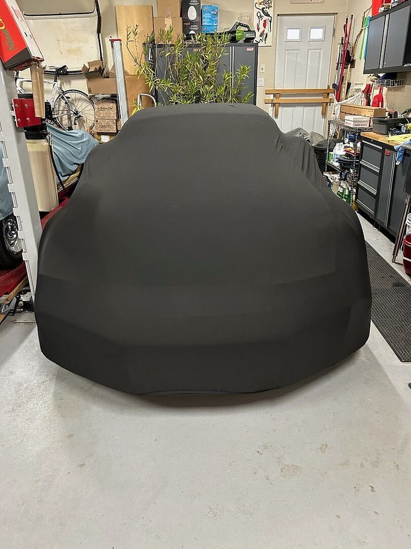 Steve P.'s car under its Satin Protect cover