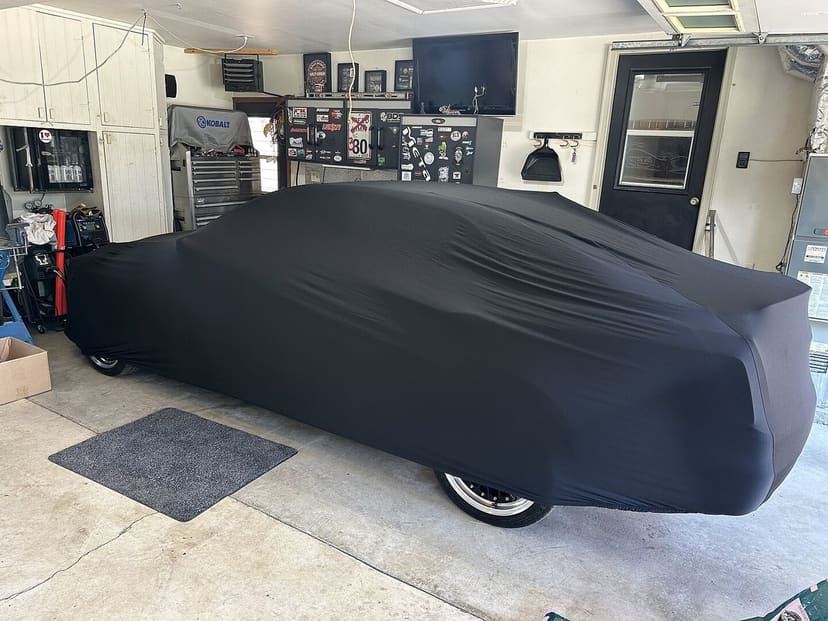 tim l.'s car under its Satin Protect cover