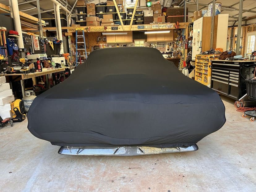 Jeff H.'s vehicle under its cover, from their review.