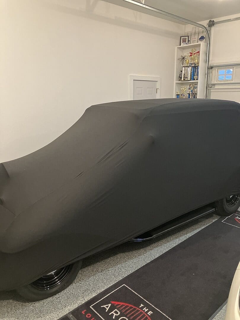 Dean A.'s car under its Satin Protect cover