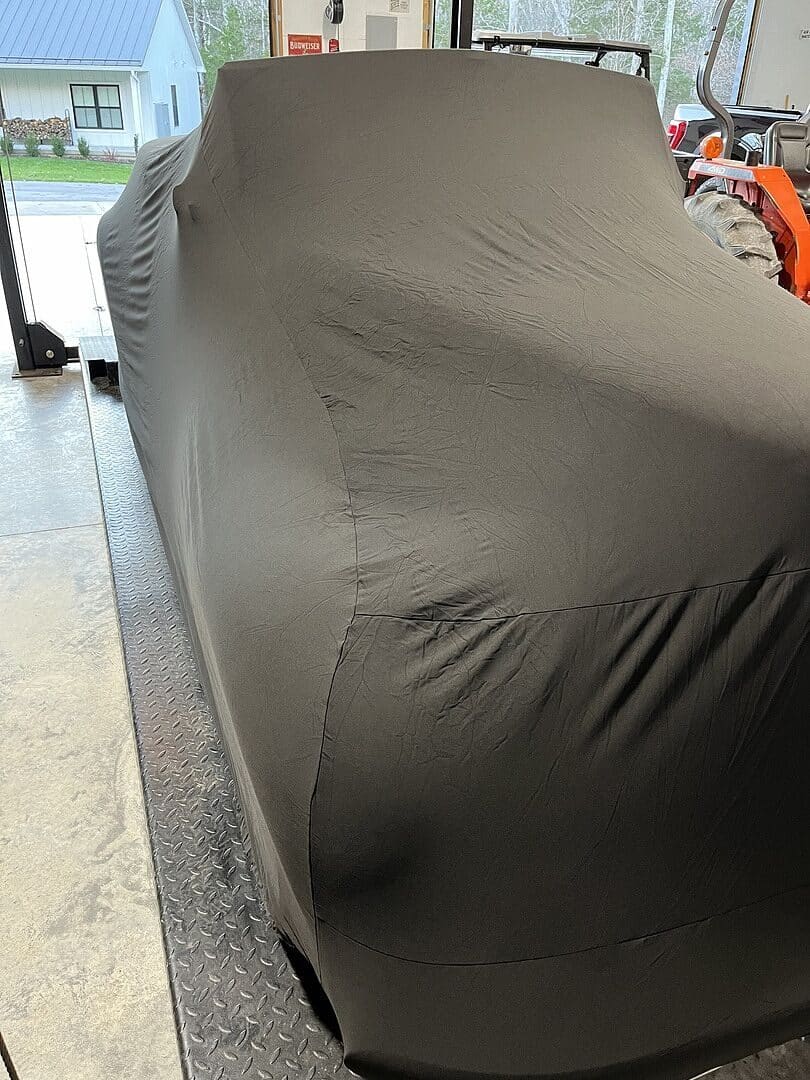 patrick m.'s car under its Satin Protect cover