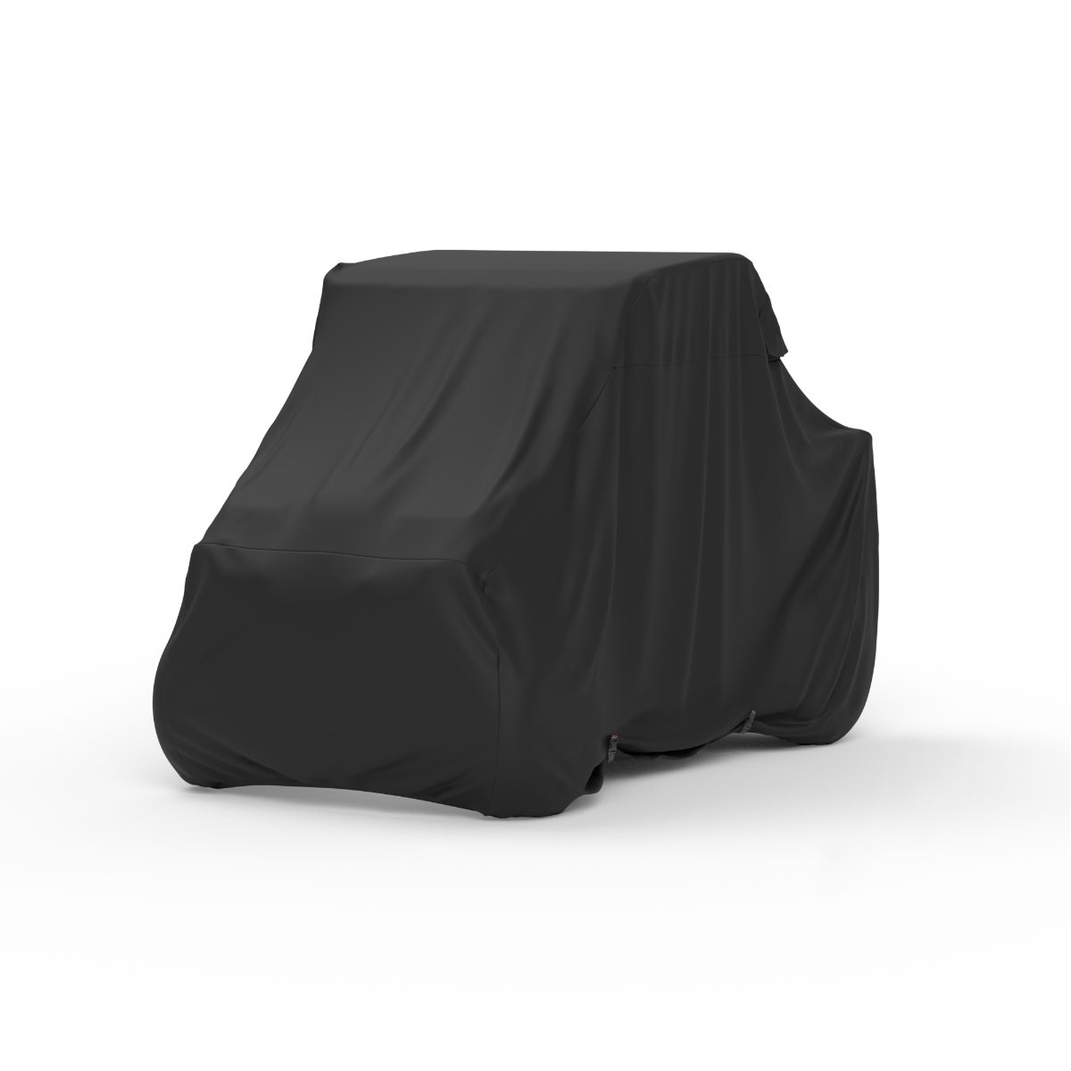 A side-by-side under a black cover on a white background.