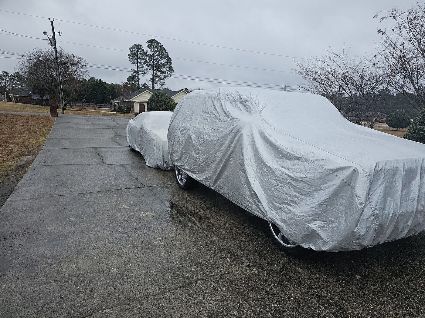 CarCovers customer photo: Will D.'s vehicle under its cover
