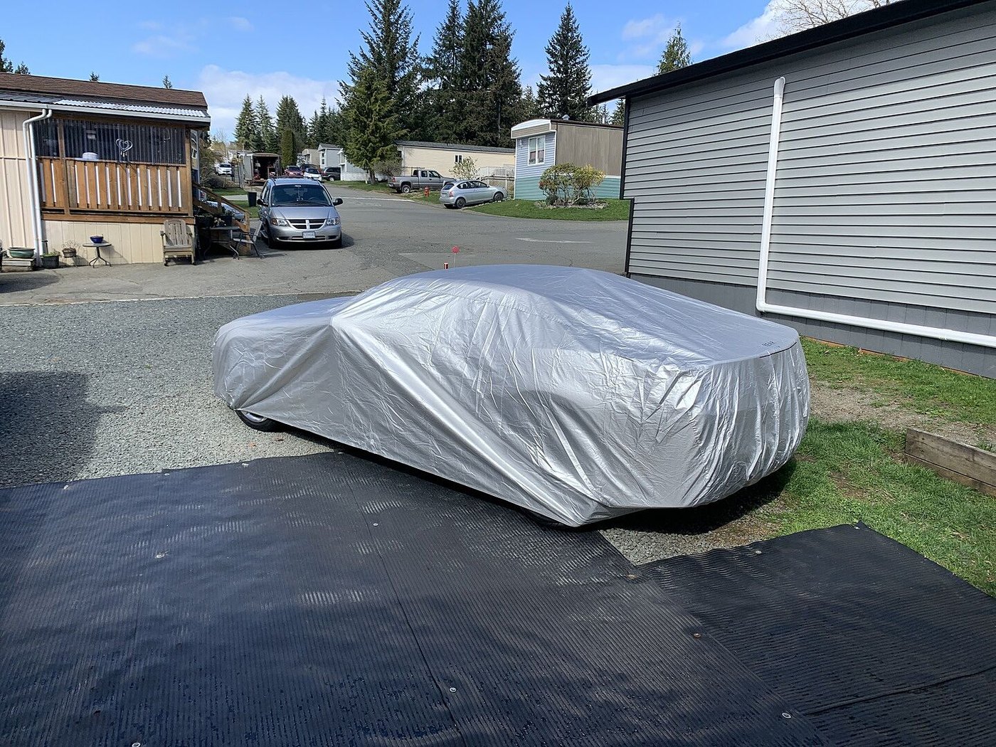 CarCovers customer photo: Douglas K.'s vehicle under its cover