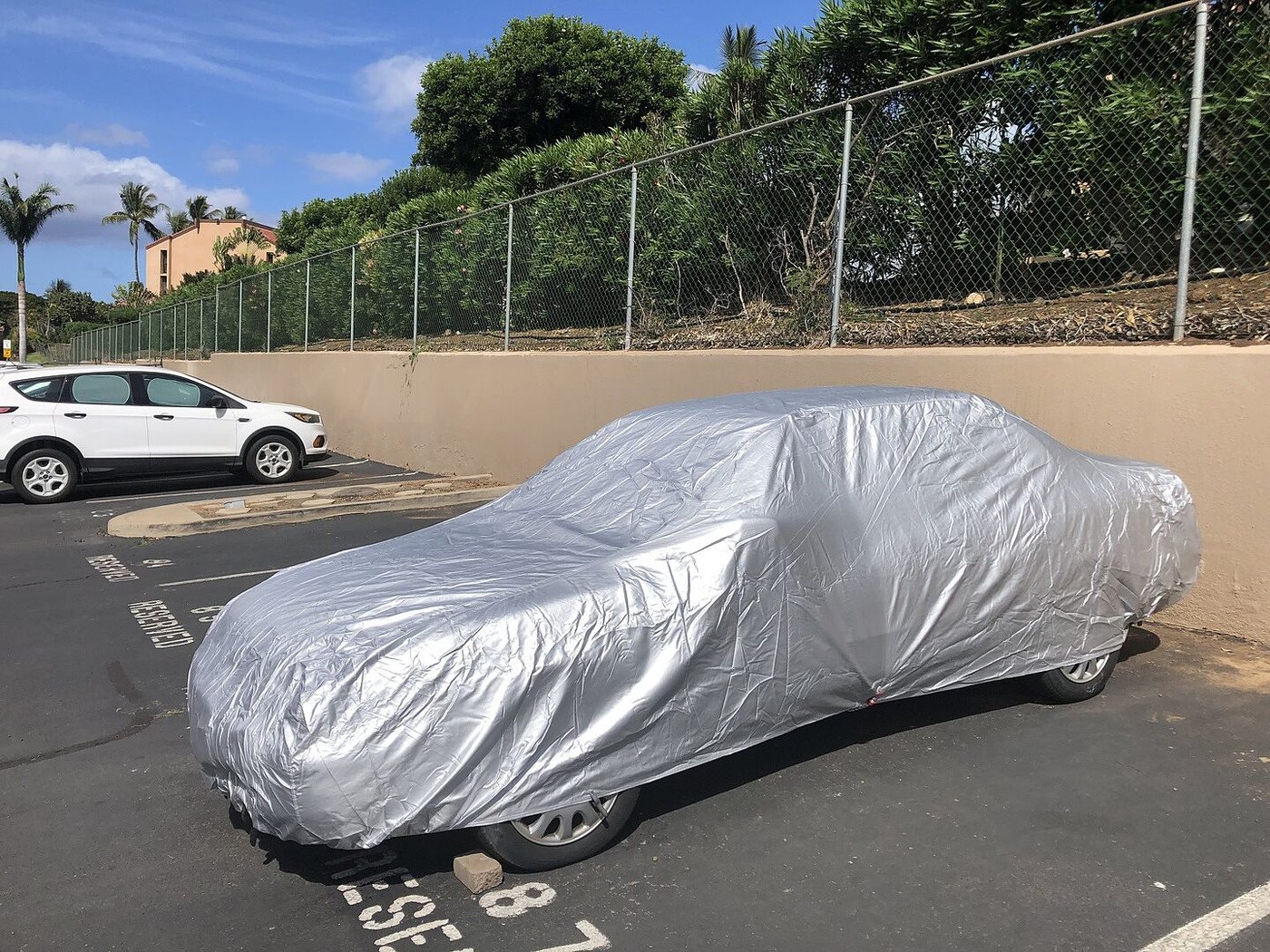 CarCovers customer photo: Kathleen K.'s vehicle under its cover